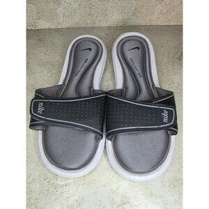 Nike Comfort Footbed Sandals Women Sz 7 Gray Comfort Slip On Casual Slides